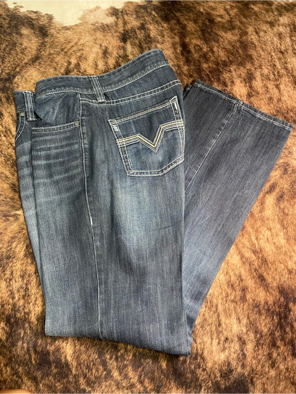 Rock & Roll Cowboy Denim Pistol Straight Regular Straight Leg Jeans